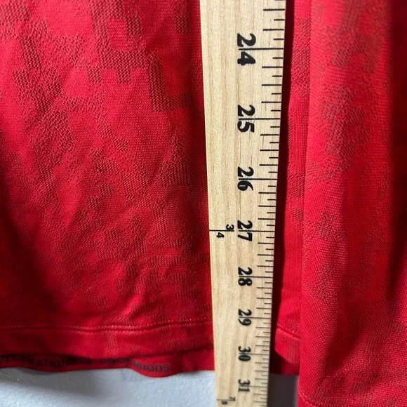 Nike Tiger Woods Dri Fit Performance Golf Polo Shirt Mens XL Red Camo - Picture 5 of 7